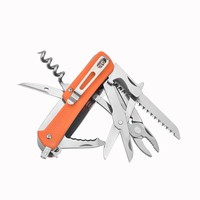 Hochwertiges Outdoor Survival Multi Messer mit Schere Flaschen öffner Säge 19 All-in-One-Werkzeug für Männer Multi Tool Taschen messer