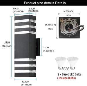 Lámpara de Pared LED Moderna para Exteriores, con Sensor de Movimiento, Impermeable IP65, de Encendido/Apagado Automático, Venta al Por Mayor - Product Image 5