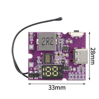 Carte de circuit imprimé de module d'alimentation mobile à charge rapide bidirectionnelle de 22.5W avec prise en charge USB numérique/lumière type-c PDQC3.0 2.0