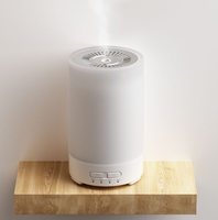 Humidificateur à ultrasons avec veilleuse, diffuseur d'arômes USB avec fonction minuterie, capacité de 0,5 L pour chambre à coucher