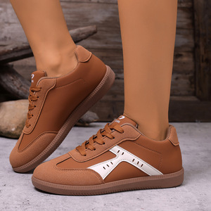 Lente Herfst Retro Blauw Duits Training Dames Sneakers Casual Platte Schoenen Comfortabele Demping Wandelen - Product Image 6