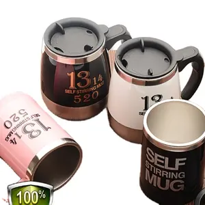 Custom Promotional Insulated Self Stirring Coffee Mug from Factory