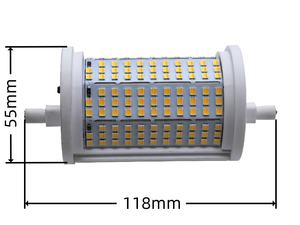 Новая Алюминиевая СВЕТОДИОДНАЯ Лампа R7S Corn 50 Вт, лампа с регулировкой цвета яркости r7s с регулируемой яркостью на 360 градусов, двусторонняя лампа 120 В 230 В - Product Image 3