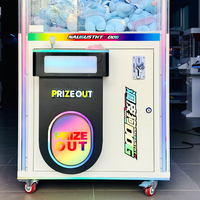 Machine d'arcade populaire à griffes en métal pour enfants, avec accepteur de pièces, accepteur de billets et lecteur de cartes, pour l'amusement