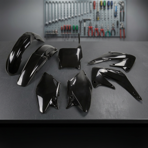 XFUN Kit di plastica nera HOKIT107001-4788 per CRF 450R 2004-2004 motocicli accessori - Product Image 3