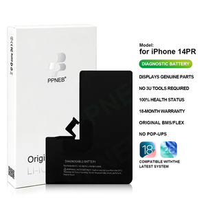 <span class=keywords><strong>แบ</strong></span><span class=keywords><strong>ต</strong></span>เตอรี่วินิจฉัยรุ่นใหม่สำหรับ iPhone 14 Pro <span class=keywords><strong>แบ</strong></span><span class=keywords><strong>ต</strong></span>เตอรี่ทดแทน<span class=keywords><strong>แบ</strong></span>บชาร์จได้ แสดงสถานะสุขภาพ 100% ไม่มีข้อแจ้งเตือน รับประกัน 18 เดือน - Product Image 1