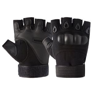 Guantes de carreras de nudillos duros <span class=keywords><strong>para</strong></span> hombre, guantes de <span class=keywords><strong>moto</strong></span> de medio dedo, sin dedos, <span class=keywords><strong>para</strong></span> verano - Product Image 1