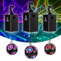 Luz LED Cinética RGBW para Fútbol, DMX512, con Motor de Elevación, Bola Cinética LED para Iluminación de Escenarios, Discotecas, Conciertos y Espectáculos