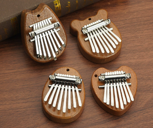Gỗ Rắn 8-Lưu Ý <span class=keywords><strong>Mini</strong></span> Ngón Tay Cái Đàn Piano Kalimba Xách Tay Năm Ngón Tay Đồ Chơi Cho Trẻ Em Giáo Dục Cụ Vui Vẻ Để Chơi - Product Image 2