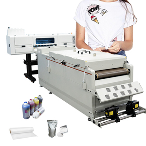 Impresora <span class=keywords><strong>DTF</strong></span> de 24 Pulgadas, Máquina de <span class=keywords><strong>Impresión</strong></span> Industrial de Cinco Cabezales, 30 Metros Cuadrados <span class=keywords><strong>por</strong></span> Hora con Gran Agitador de Polvo - Product Image 1