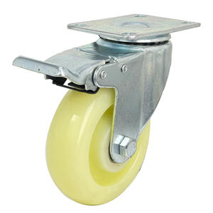 Roulettes en plastique de 2/3/4/5 pouces, roulettes pivotantes, roulettes en nylon PP, roulettes pour chariot, roulettes en PVC résistantes à l'usure - Product Image 2