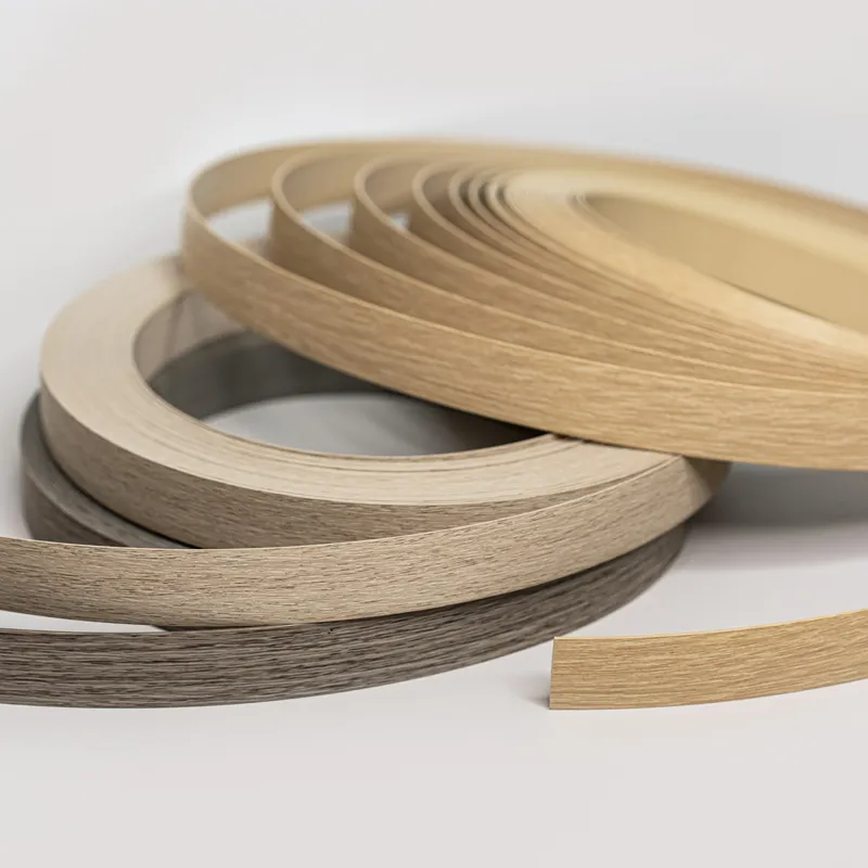 High quality Wood grain PVC edge banding with furniture fittings