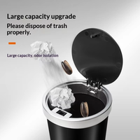 Poubelle de voiture pour console centrale, mini boîte de rangement en plastique étanche personnalisable 800 ml, en forme de tasse avec couvercle à pression