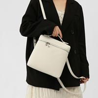 2025 sac à dos pour femmes en PU de grande capacité de style coréen sac à bandoulière en forme de boîte à lunch pour dame