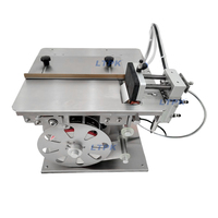 Applicateur d'étiquettes semi-automatique à aspiration pour surfaces planes, pour boîtes en carton, bouteilles, bouchons, codes QR, codes-barres, machine d'étiquetage