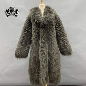 <span class=keywords><strong>Cappotto</strong></span> <span class=keywords><strong>di</strong></span> <span class=keywords><strong>Pelliccia</strong></span> <span class=keywords><strong>di</strong></span> <span class=keywords><strong>Visone</strong></span> Vera Janefur, Lungo e Caldo per l'Inverno, Elegante e Lussuoso con Collo Rovesciato - Product Image 2