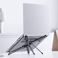Support de tablette réglable et pliable pour ordinateur portable et tablette |   Support de téléphone trépied pour voyage, bureau, extérieur, maison, bureau à domicile