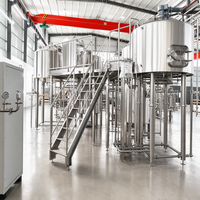Sistema de Elaboración de Cerveza Automático Personalizado de Acero Inoxidable Tonsen de 1000L, 2000L, 3000L y 200L con Recipiente a Presión de Alta Productividad