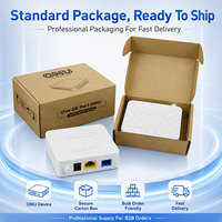 1GE XPON ONU GPON EPON Dual Mode FTTH Unit Jaringan Optik Modem Fiber
