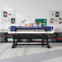 Imprimante jet d'encre éco-solvant XP600/I3200 1,8 m pour bannières en vinyle, traceur économique et automatique