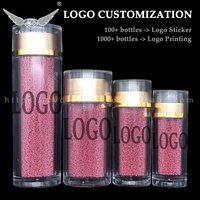 Micro-billes de cristal, caviar, pierres rondes pour ongles, strass en gelée, perles de strass en vrac