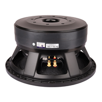 Subwoofer professionnel 15 pouces 2200W RMS, haut-parleur PA haute puissance, bobine vocale 152mm, double aimant 300mm pour sonorisation de scène et de club