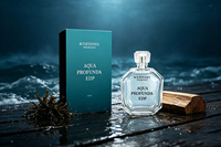 Eau de Parfum en Spray Kourtisanes Aquatic Aromatic pour Hommes - Parfum de Luxe Longue Durée pour une Clarté Mentale
