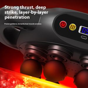 Masajeador eléctrico portátil de 10 modos, pistola de mano, masajeador portátil de tejido profundo, alivio del dolor, 8 masajeador de cabeza y espalda - Product Image 4