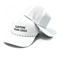 Gorra de Béisbol Personalizada Impermeable de Secado Rápido, Gorra de Golf Perforada con Láser y Logotipo Bordado para Deportes al Aire Libre