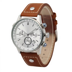 Wholesale Luminous Hands <b>Watches</b> Customize Genuine Leather Waterproof Quartz <b>Watch</b> for Men - Product Image 2