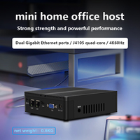 Computadora de escritorio industrial Barebone 8GB + 512GB Caja pequeña Mini PC con USB Sin ventilador Gaming Office Micro Mini Pc