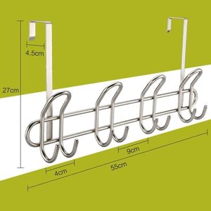 8 <b>Hooks</b> Wire Door Clothes <b>Hook</b> Metal Over the Door Iron Rack Over the Door <b>Hook</b> Hanger - Product Image 6