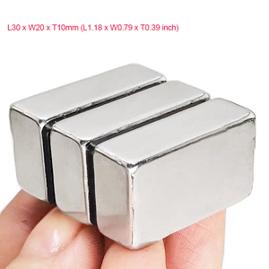 חזק n35 n42 n50 n52 neodmium ndfeb תעשייתי מגנטים מצופה בלוק מלבני מרובע חסכוני חיתוך מגנט קבוע - Product Image 5