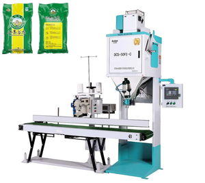 Máquina de Llenado y Cosido Automático de Sacos de Yute Ewinall DCS-50FE-C de 50 kg con Cortahilos Automático y Transportador Elevador - Product Image 2