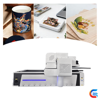 Printer Digital Flatbed Format Besar Senchro New 60*90 UV Ink untuk Kertas Karton/Banner dengan Head Eps I3200, Pencetakan Tanpa Bingkai