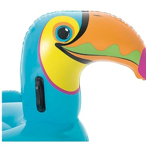 PVC <b>Inflatable</b> Toucan Buoy <b>Float</b> 180*150*89 CM with Two Handles for Swimming Pool <b>Float</b> Summer Beach Fun - Product Image 2