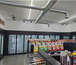 Hugecool Supermarket Display Walk in Cooler Puerta de vidrio Habitación frigorífica para bebidas en EE. UU. - Product Image 2