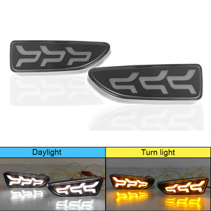 Cho Chevrolet MONZA Cavalier Onix Orlando buồm 3 LED Fender <span class=keywords><strong>Side</strong></span> Marker Lights ban ngày Chạy ánh sáng DRL bật đèn tín hiệu - Product Image 4