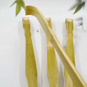 Rascador de espalda de bambú natural con forma de orquídea, un rascador de espalda multifuncional extendido para un fácil alivio de la espalda. - Product Image 2