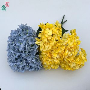ดอกไฮเดรนเยียผ้าไหมช่อใหญ่สำหรับตกแต่งงานแต่งงานและโรงแรม - Product Image 2