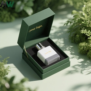 Boîte rigide en carton magnétique de luxe, personnalisée avec estampage à chaud, revêtement UV, gaufrage, design recyclable pour coffret cadeau de soins de la peau - Product Image 1