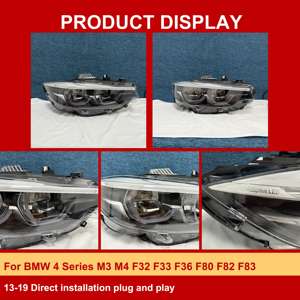 J ONE Interruptor Amarillo Blanco para Faro Delantero de Alta Intensidad para <span class=keywords><strong>BMW</strong></span> Serie 4 M3 M4 F32 F33 F36 F80 F82 F83 2013-<span class=keywords><strong>2019</strong></span>, Faro Delantero LED para Automóvil - Product Image 5