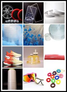 Granulés/Perles d'élastomère transparent en résine TPU de haute qualité, résistants au vieillissement, pour élastiques à cheveux et applications médicales - Product Image 4