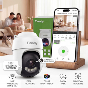 Cámara PT WIFI Tiandy 1080P, Compatible con Audio Bidireccional, Seguimiento Inteligente, Detección Humana, Tono de Advertencia, IP66, Cámara PT WIFI Tiandy 2MP - Product Image 4