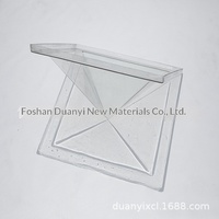 Couverture de puits de lumière pyramidale transparente en feuille de polycarbonate PC, panneau solaire personnalisable, origine Foshan
