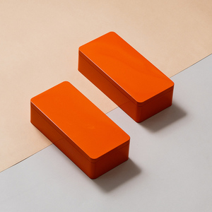 Bán Buôn Hình Chữ Nhật 235*110*65Mm Kim Loại Tinplate Hộp Nhà Tổ Chức Lưu Trữ Tin Container Cho Quà Tặng Kẹo Cookie Bao Bì Hộp - Product Image 2