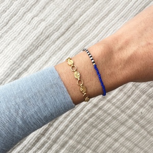 Bracelet délicat en perles Miyuki japonaises, chaîne extensible en acier inoxydable de haute qualité, cadeau de Noël unisexe, bijoux d'hiver - Product Image 2