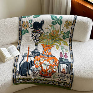 Housse de canapé-lit style peinture à l'huile rétro, impression double face AB, 80*160cm, vente en gros pour fabricants - Product Image 1