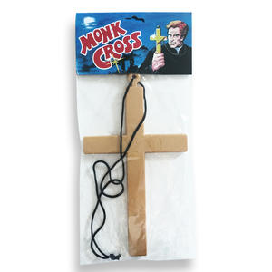 Collier Croix Dorée Grande Taille pour Halloween, Prêtre, Vampire, Moine, Crucifix, Accessoires de Déguisement, Collier Croix de Nonne - Product Image 4