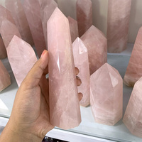 Tour à quartz rose naturel de haute qualité, vente en gros, livraison gratuite